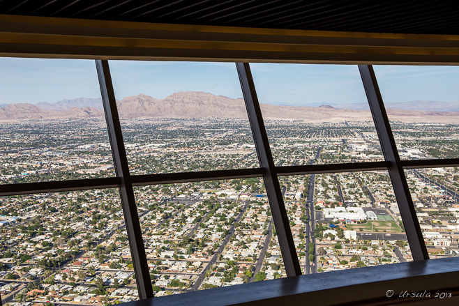 View over Las Vegas NV from the Stratosphere