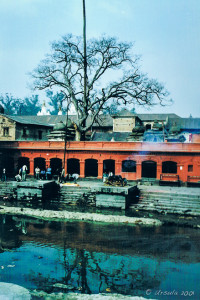 Cremation Ghats Bagmati River, Kathmandu Nepal