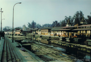Cremation Ghats Bagmati River, Kathmandu Nepal