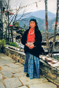 Gurung Woman, the Annapurnas, Nepal