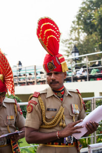 Indian Border Security Force (BSF) officer, Attari-Wagah Border, Amritsar Punjab India