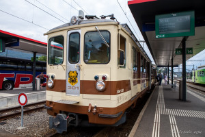 Mountain Cog train, Aigle, Switzerland