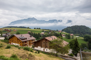View over Leysin, Switzerland