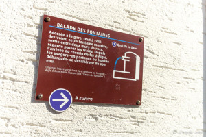 Plaquard, Quai de la Gare, Balade des Fontaines, Aigle, CH