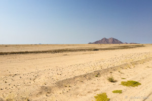 The Spitzkoppe Rising from the Namib Desert (iPhone6), Namibia