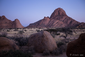The Spitzkoppe in the Pre-Dawn Light, Namibia