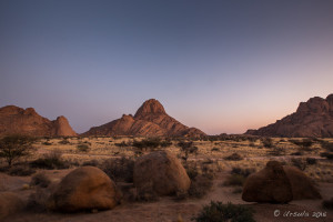 The Spitzkoppe in the Dawn Light, Namibia