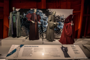 Costumes for Darth Sidious, Star Wars and the Power of Costume exhibit in the EMP, Seattle