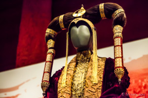 Mongolian Royal Inspired Senate Headdress, Star Wars and the Power of Costume exhibit in the EMP, Seattle