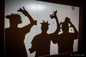 Philip Worthington's interactive shadow monster installation, Can't Look Away: the Lure of Horror