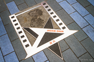 Jackie Chan's star, Avenue of Stars in Tsim Sha Tsui, Hong Kong
