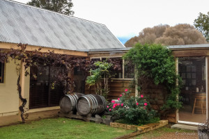 Front of the Ernest Hill winery, Pokolbin AU