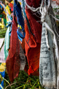 Pray flags, Dochu La Chorten, Bhutan