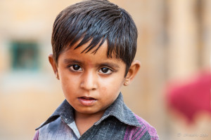 Portrait: Rajasthani boy, Khuri Village