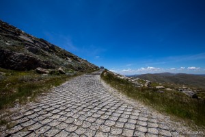 Webbed gravel path up Mount Kosciuszko, AU
