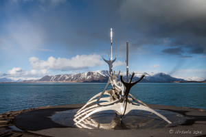 Sun Voyager Sólfar by Jón Gunnar Árnason, Reykjavik