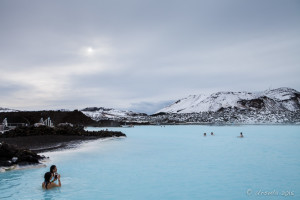 View over Blue Lagoon, Grindavík Iceland