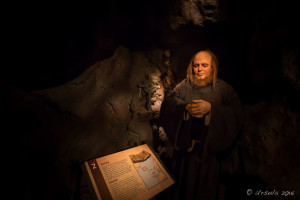 Mannequins display of Papar: The First Inhabitants, Saga Museum, Reykjavík