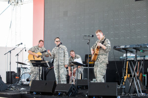 Musical band of USAF personnel, Singapore Airshow 2016