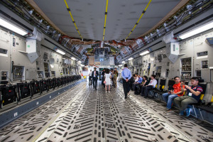 Inside the USAF C-17 Transport, Singapore Airshow 2016