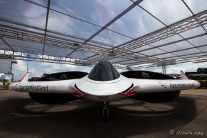 Finmeccanica Project Zero Tiltrotor VTOL, Singapore Airshow 2016