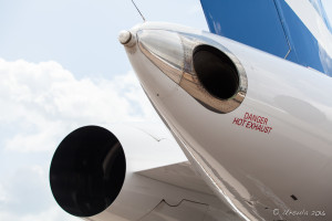 STREIT Group Global 5000 Business Jet exhaust, , Singapore Airshow 2016