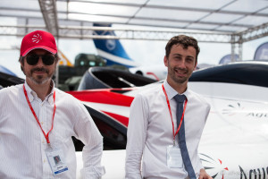 Two men from Finmeccanica, Singapore Airshow 2016