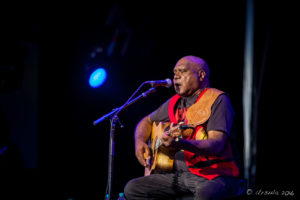 Archie Roach on guitar, Byron Bay Bluesfest 2016