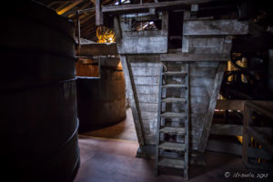 Old Wooden Staircase, Kilbeggan Distillery, County Westmeath, Ireland