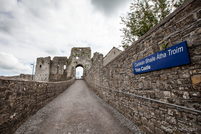 Entry to Trim Castle Co Meath Ireland