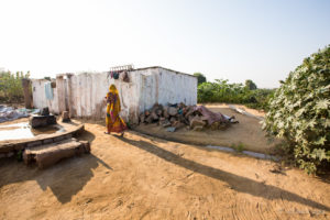 Woman in Yellow Sari, Thar Desert village, India