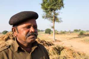 Rajasthani Man in a Moustache, Thar Desert village, India