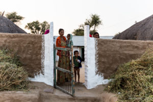 At the Gate, Khiyasariya village, India