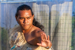 Portrait: Male dancer from Rako Pasefika, Boomerang, Byron Bay Bluesfest 2016 AU
