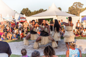 Rako Pasefika Dance Troup, Boomerang, Byron Bay Bluesfest 2016 AU