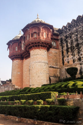 The turrets of Fort Khejarla, Rajasthan