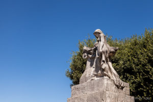 Chiusi Statue of a woman, Tuscany, Italy