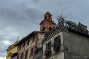 Bell Towerof the Church of Santa Maria Maddalena, Castiglione del Lago, Umbria, Italy