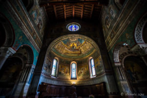 Inside Saint Secondiano the Martyr, Chiusi, Tuscany Italy