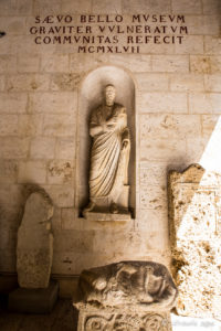 Wall-Relic statue, Atrium: National Archaeological Museum Chiusi, Tuscany Italy