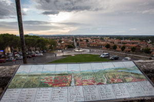 Ceramic Tile City Map, Castiglione del Lago, Umbria, Italy