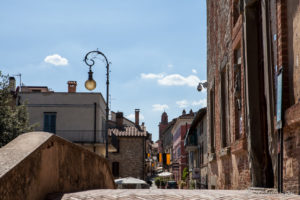 Castiglione del Lago Street, Italy