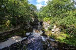 Rival Falls on the River Doe, Ingleton Waterfalls Trail, North Yorkshire, UK