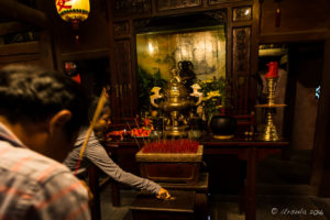Shrine: Cau Chua Pagoda, Japanese Covered Bridge, Hoi An Vietnam