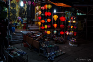 Lit colourful lanterns, Old Hoi An, vietnam