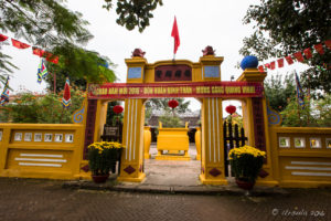 Archway, Dinh Cam Pho (Cam Pho Communal House), Hoi An Old Town, Vietnam