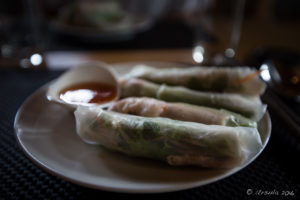 Vietnamese Traditional Fresh Spring Rolls, Danang Vietnam