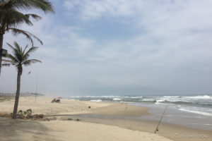 Quiet morning on a Danang Beach, Vietnam