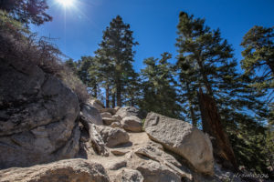 A Rocky Pathway up to Castle Rock, Big Bear Mountains CA USA