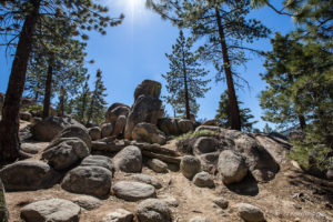 A Rocky Pathway up to Castle Rock, Big Bear Mountains CA USA
